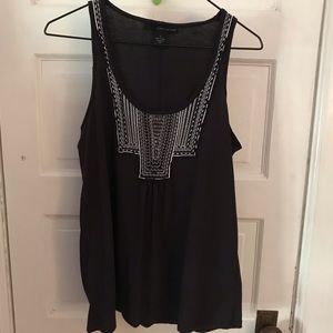 Calvin Klein Jeans beaded&embroidered tank
